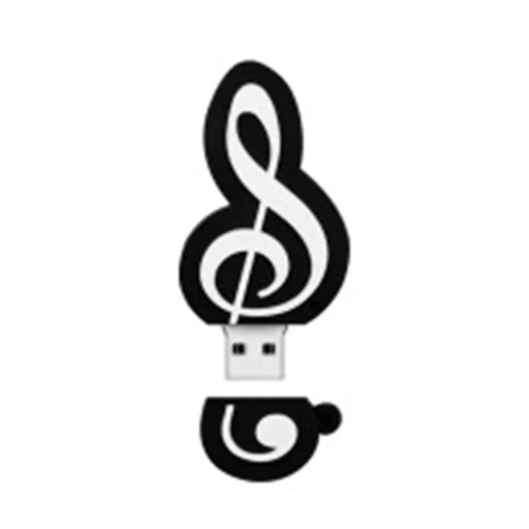 마이크로드라이브 16GB USB 2.0 뮤직 노트 U 디스크, 16GB