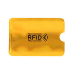 100개 알루미늄 호일 RFID 차단 신용카드 ID 은행 카드 케이스 카드 홀더 커버, 크기: 9 x 6.3cm