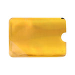 100개 알루미늄 호일 RFID 차단 신용카드 ID 은행 카드 케이스 카드 홀더 커버, 크기: 9 x 6.3cm