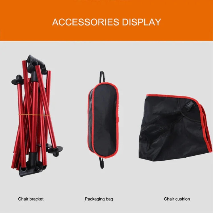 Outdoor Portable Folding Camping Chair Light Fishing Beach Chair Aviation Aluminum Alloy Backrest Recliner, Aluminum Alloy Chair(blue), Aluminum Alloy Chair(green), Aluminum Alloy Chair(light blue), Aluminum Alloy Chair(orange), Aluminum Alloy Chair(red)