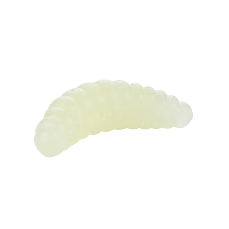 HENGJIA SO106 50개 20mm 시뮬레이션 빵 미끼 웜 초승달 소프트 베이트 승마 물고기 웜 미끼 낚시 장비