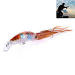 HENGJIA JIZ002 10cm/16.6g 대형 문어 오징어 모양 하드 베이트 장거리 낚시 루어 미끼 바다 낚시 및 담수 낚시용, JIZ002 A, JIZ002 B, JIZ002 C, JIZ002 D, JIZ002 E, JIZ002 F, JIZ002 G, JIZ002 H