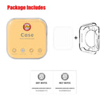 ENKAY Hat-Prince 2-in-1 TPU 반투명 케이스 + 3D 풀 스크린 PET 곡면 열성형 필름 Apple Watch 시리즈 6 / 5 / 4 / SE 3 / SE 2 / SE 1 44mm용, F Apple Watch 시리즈 6 / 5 / 4 / SE 3 / SE 2 / SE 1 44mm