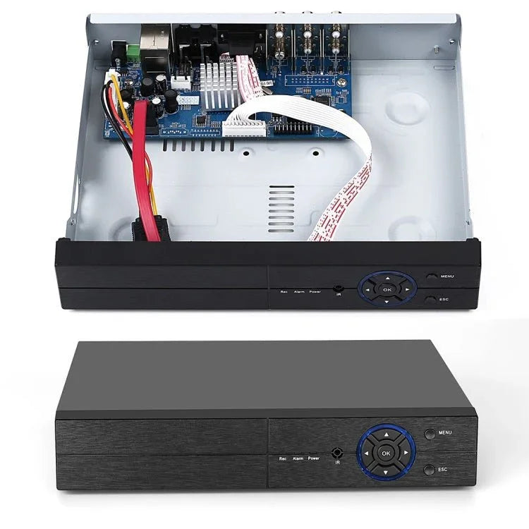 A8B3 / Kit 8CH 1080N Surveillance DVR System and 720P 1.0MP HD Weatherproof Bullet Camera, Support Infrared Night Vision & P2P & Phone Remote Monitor - Trustpick