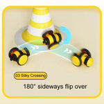 Bee Shaped Cats Motorized Toys Intelligent Cats Teasing Pet Toy Stroller - Trustpick