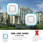CACAZI V028F 1 For 3 Wireless Music Doorbell without Battery - Trustpick