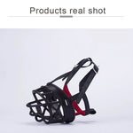 Dog Muzzle Prevent Biting Chewing and Barking Allows Drinking and Panting, Size: 6.8*6.3*7.8cm - Trustpick