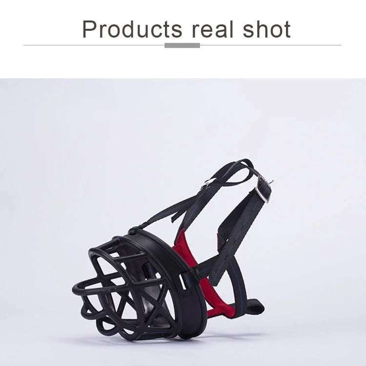 Dog Muzzle Prevent Biting Chewing and Barking Allows Drinking and Panting, Size: 8.2*7.6*10.4cm - Trustpick