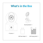 ESCAM QF010 2x2MP Dual Lens Dual Screen Surveillance WiFi Camera Support Two - way Voice & Motion Detection - Trustpick
