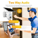 ESCAM QF450 HD 1080P 4G US Version Solar Powered IP Camera without Memory, Support Two - way Audio & PIR Motion Detection & Night Vision & TF Card - Trustpick