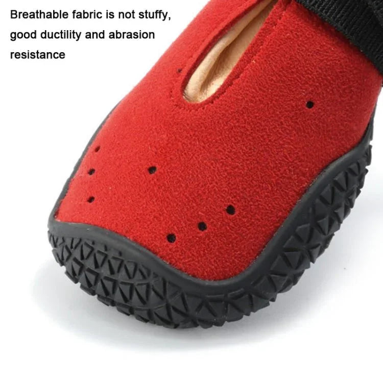 HCPET Non - Slip Wear - Resistant Pet Shoes Four Seasons Breathable Dog Shoes - Trustpick
