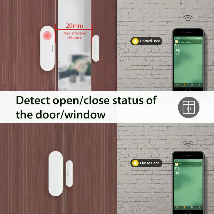 Matter Thread Door/Window Sensor Compatible With Tuya Smart Home System - Trustpick