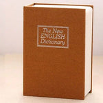 Mini Dictionary Safe Box Book Secret Security Lock Cash Money Coin Storage Jewellery key Locker - Trustpick
