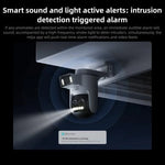 Original Xiaomi Outdoor Camera 4 Pro 3 Lens 9X Zoom 5MP Full Color Night Vision Sound Light Warning Security Camera - Trustpick