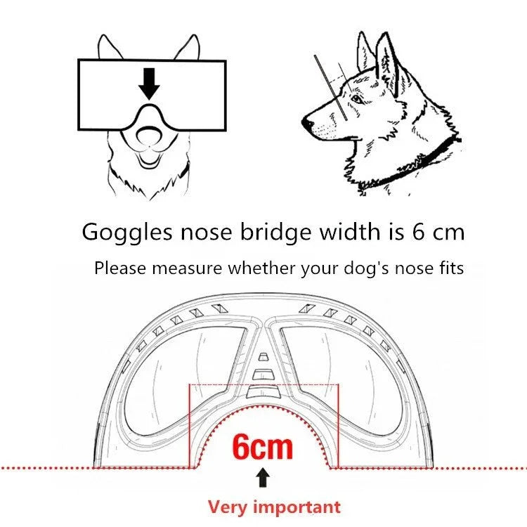 Pet Mask Glasses Waterproof And Snowproof Soft Frame Goggles Dog Supplies Sunglasses - Trustpick