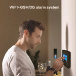 PG - 106 - GSM GSM/GPRS + WiFi Intelligent Alarm System with Touch Screen & RFID Function - Trustpick