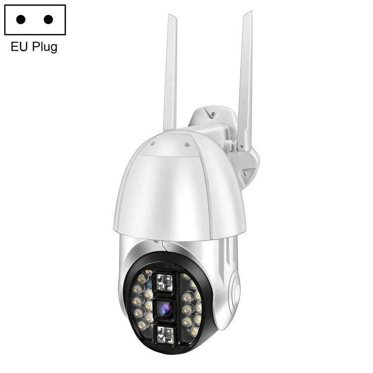 QX33 1080P Panoramic PTZ 360 Degree Rotating WIFI Camera, Support Day and Night Full Color & Two - way Voice Intercom & Motion Detection Alarm & Video Playback & 64GB TF Card, AU Plug - Trustpick