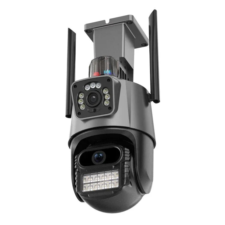 QX81 Humanoid Recognition AI Alarm WIFI Spherical Dual 2MP IP Camera - Trustpick