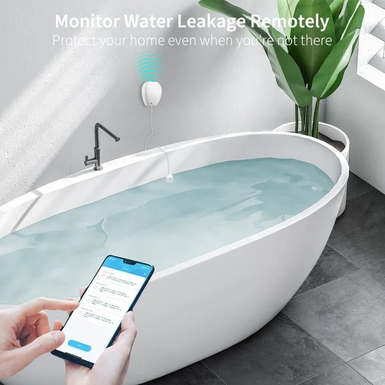 RSH - WL03 Tuya Smart Water Level Alarm WiFi Water Leakage Remote Water Flooding Detector - Trustpick