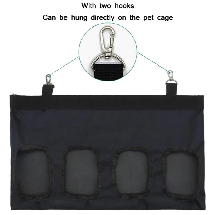 Small Pet Hamster Hanging Hay Storage Bag, Specification: Small - Trustpick