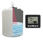 TS - FT002 Multifunctional Ultrasonic Electronic Water Tank Level Gauge With Indoor Temperature Thermometer Clock Display Water Level Gauge - Trustpick